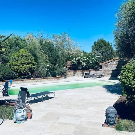 Superbe De 200 M2 10 Pers Piscine Jacuzzi Proche De Toulouse *