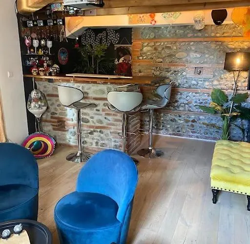 Maison Experience Proche Toulouse 10 Pers, Ambiance Unique Jacuzzi Piscine Bar